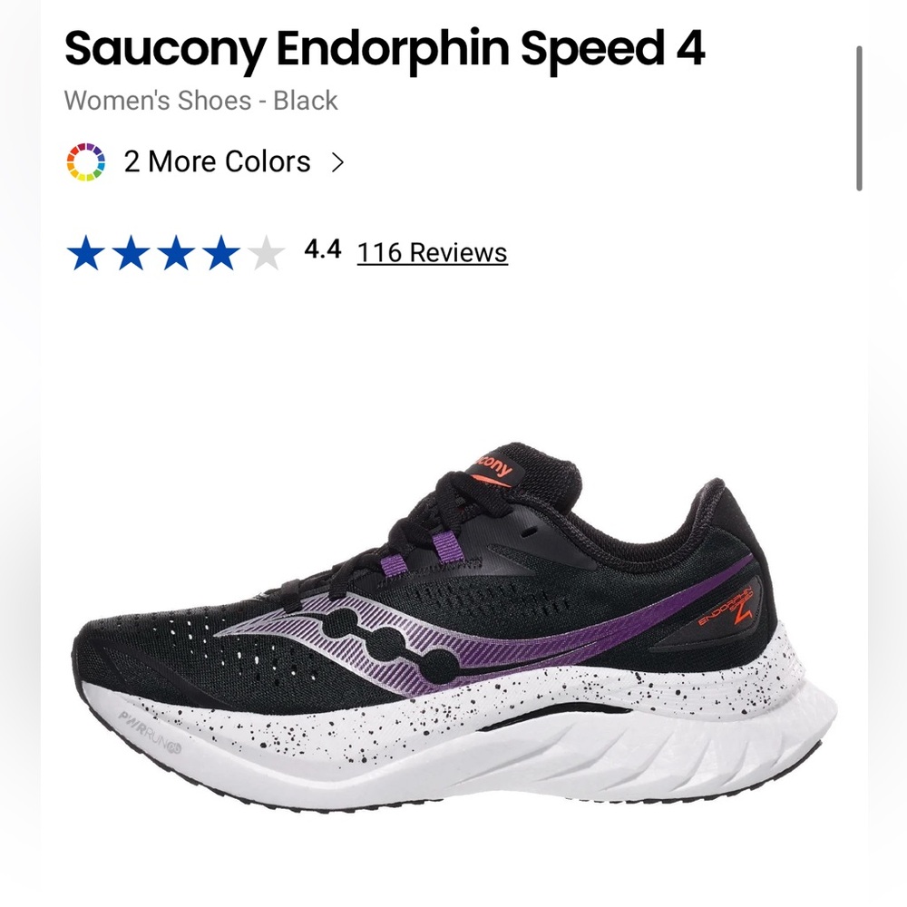 Saucony Endorphin Speed 4 Running Shoes - Women Size 10